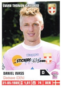Sticker Daniel Wass - FOOT 2013-2014 n. 85 - Panini