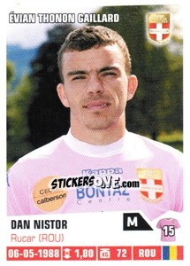Sticker Dan Nistor - FOOT 2013-2014 - Panini