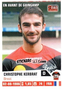 Cromo Christophe Kerbrat - FOOT 2013-2014 - Panini