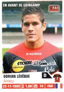 Sticker Dorian Lévêque - FOOT 2013-2014 - Panini