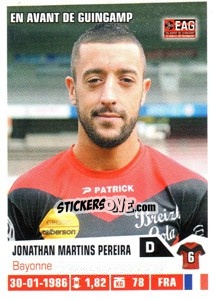 Cromo Jonathan Martins Pereira - FOOT 2013-2014 - Panini