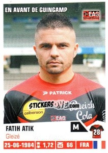 Sticker Fatih Atik - FOOT 2013-2014 - Panini