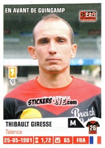 Sticker Thibault Giresse - FOOT 2013-2014 n. 111 - Panini