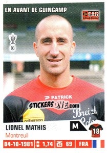 Cromo Lionel Mathis - FOOT 2013-2014 - Panini