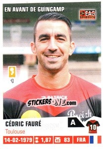 Sticker Cedric Faure - FOOT 2013-2014 - Panini