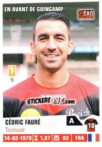 Cromo Cedric Faure - FOOT 2013-2014 n. 117 - Panini
