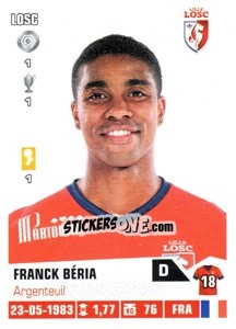 Figurina Franck Beria - FOOT 2013-2014 - Panini