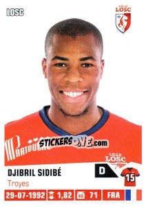 Sticker Djibril Sidibe - FOOT 2013-2014 - Panini