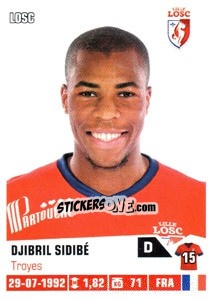 Figurina Djibril Sidibe - FOOT 2013-2014 - Panini