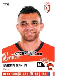 Sticker Marvin Martin - FOOT 2013-2014 - Panini