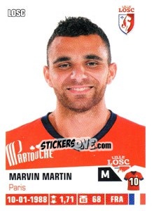Figurina Marvin Martin - FOOT 2013-2014 n. 135 - Panini