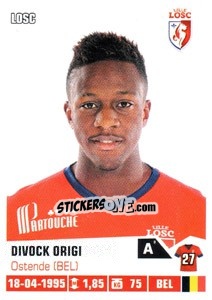 Sticker Divock Origi - FOOT 2013-2014 n. 140 - Panini