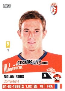 Sticker Nolan Roux - FOOT 2013-2014 n. 142 - Panini