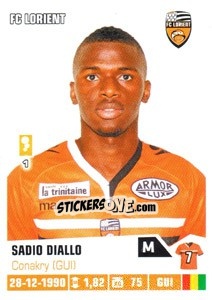 Sticker Sadio Diallo - FOOT 2013-2014 - Panini