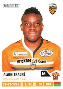 Cromo Alain Traore - FOOT 2013-2014 - Panini