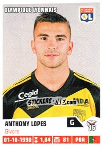 Sticker Anthony Lopes - FOOT 2013-2014 n. 170 - Panini