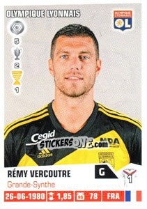 Sticker Remy Vercoutre - FOOT 2013-2014 - Panini