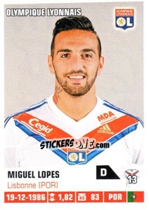 Sticker Miguel Lopes - FOOT 2013-2014 n. 179 - Panini