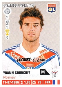 Sticker Yoann Gourcuff - FOOT 2013-2014 - Panini