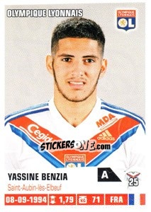 Sticker Yassine Benzia - FOOT 2013-2014 - Panini