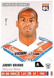 Sticker Jimmy Briand - FOOT 2013-2014 n. 188 - Panini