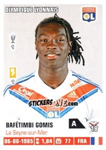 Sticker Bafetimbi Gomis - FOOT 2013-2014 n. 189 - Panini