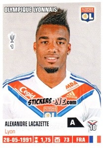 Sticker Alexandre Lacazette - FOOT 2013-2014 n. 190 - Panini