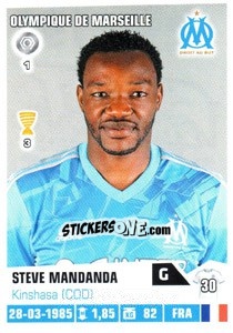 Sticker Steve Mandanda - FOOT 2013-2014 n. 194 - Panini
