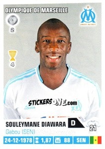 Sticker Souleymane Diawara - FOOT 2013-2014 n. 196 - Panini