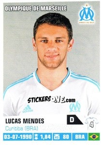 Sticker Lucas Mendes - FOOT 2013-2014 - Panini