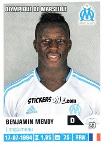 Sticker Benjamin Mendy - FOOT 2013-2014 n. 202 - Panini