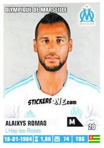 Sticker Alaixys Romao - FOOT 2013-2014 - Panini