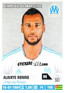 Sticker Alaixys Romao - FOOT 2013-2014 n. 208 - Panini