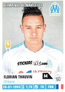 Sticker Florian Thauvin - FOOT 2013-2014 - Panini
