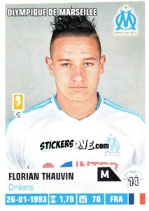 Figurina Florian Thauvin - FOOT 2013-2014 - Panini