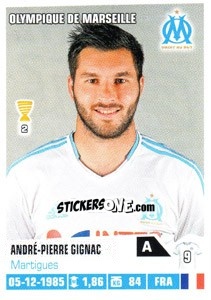 Cromo Andre-Pierre Gignac - FOOT 2013-2014 - Panini