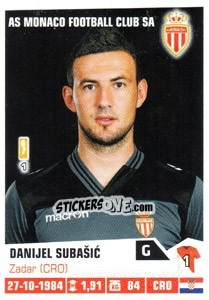 Sticker Danijel Subasic - FOOT 2013-2014 n. 219 - Panini