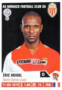 Sticker Eric Abidal - FOOT 2013-2014 n. 220 - Panini