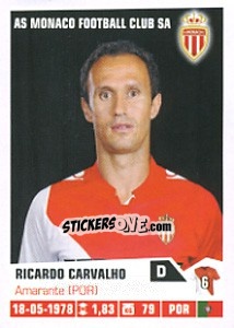 Sticker Ricardo Carvalho - FOOT 2013-2014 - Panini