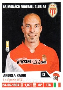 Cromo Andrea Raggi - FOOT 2013-2014 - Panini