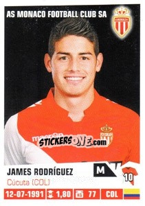 Sticker James Rodriguez - FOOT 2013-2014 n. 235 - Panini