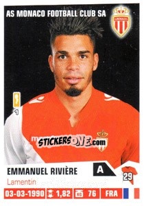 Figurina Emmanuel Riviere - FOOT 2013-2014 - Panini