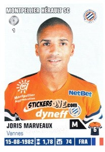 Sticker Joris Marveaux - FOOT 2013-2014 n. 254 - Panini