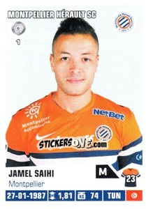 Sticker Jamel Saihi - FOOT 2013-2014 n. 255 - Panini