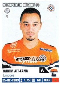 Sticker Karim Aït-Fana - FOOT 2013-2014 - Panini
