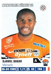 Sticker Djamel Bakar - FOOT 2013-2014 - Panini