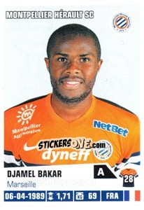 Cromo Djamel Bakar - FOOT 2013-2014 n. 258 - Panini