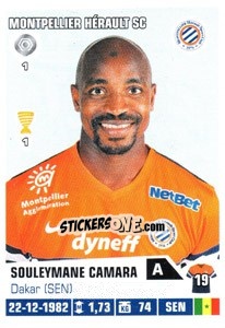 Sticker Souleymane Camara - FOOT 2013-2014 - Panini