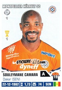 Sticker Souleymane Camara - FOOT 2013-2014 n. 259 - Panini