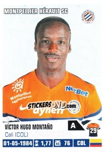 Figurina Víctor Hugo Montano - FOOT 2013-2014 n. 261 - Panini